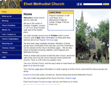 Tablet Screenshot of elvet-church.org.uk